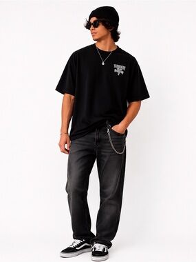 Volcom Solver Nova Gray Straight Leg Jeans Men’s Casual Skate Denim